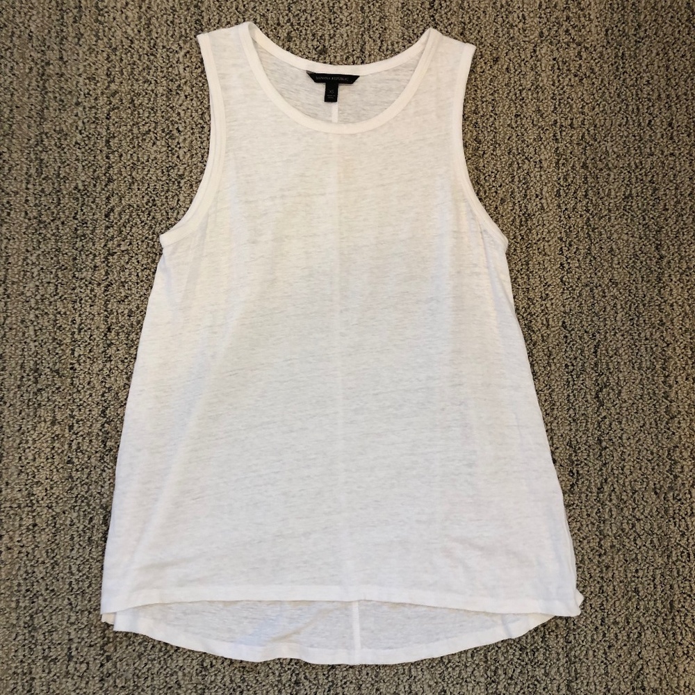 Banana Republic Linen Tank Top